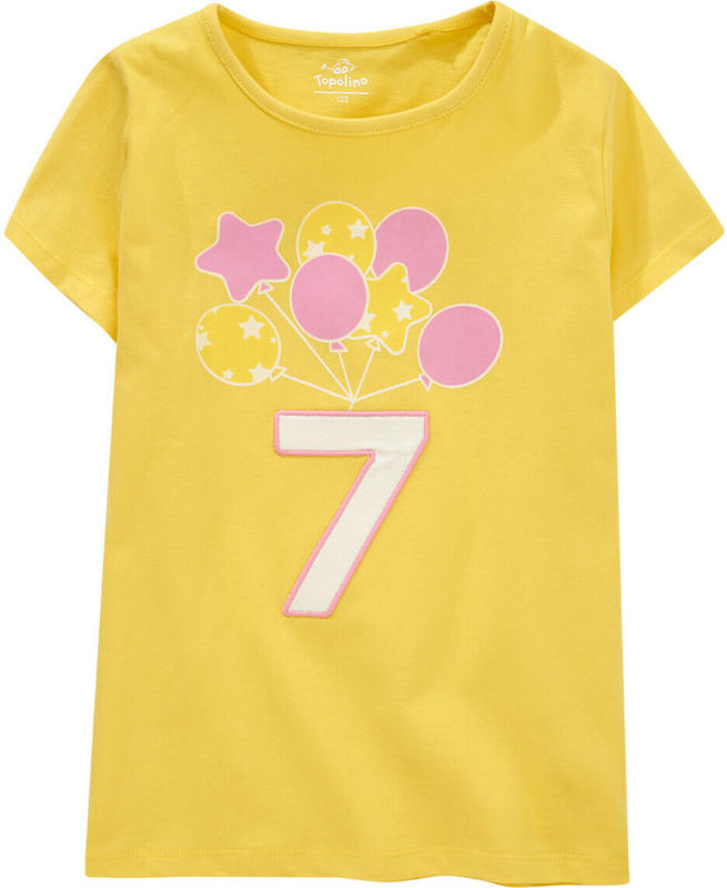Mädchen T-Shirt mit Geburtstagszahl (Nur online)