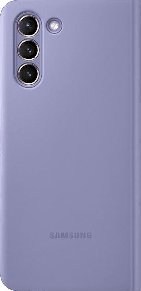 SAMSUNG EF-ZG991 , Bookcover, Samsung, Galaxy S21 5G, Polycarbonat, Polyurethan, Violett