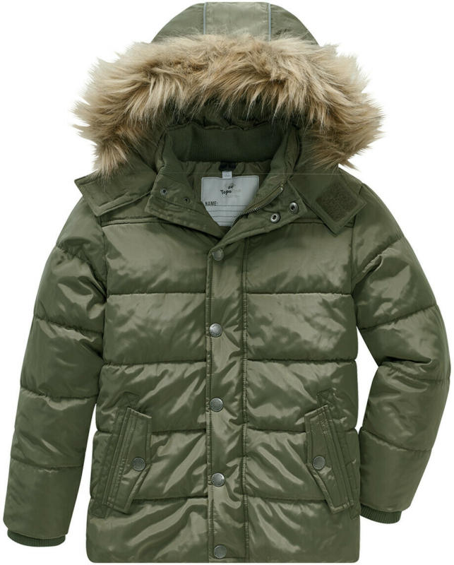 Jungen Winterjacke mit Plüschfutter (Nur online)