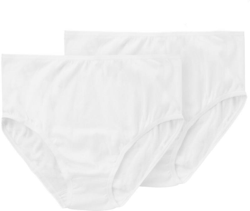2 Damen Slips mit feiner Pikot-Kante (Nur online)