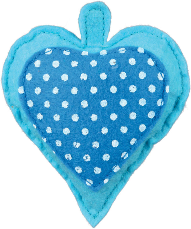 Trixie Filzherz mit Baldrian 11cm
