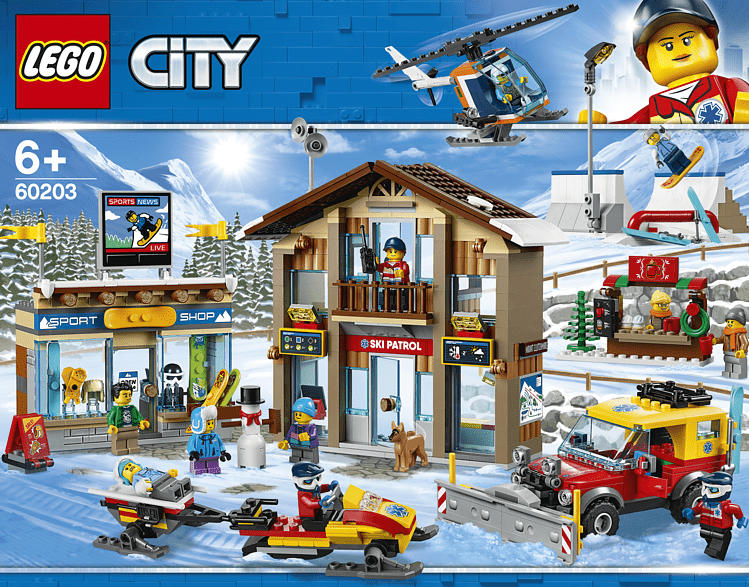 LEGO Ski Resort Bausatz, Mehrfarbig