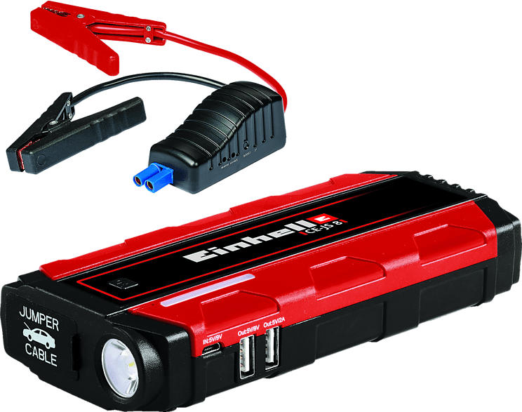 EINHELL Jump-Start - Power Bank CE-JS 8 Starthilfe, Rot/Schwarz