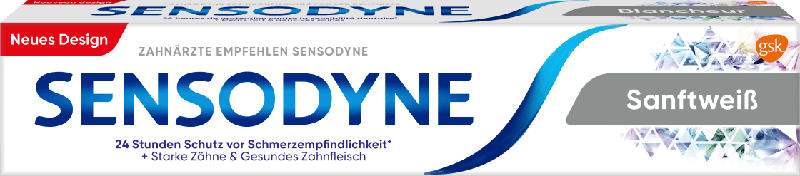 Sensodyne Zahnpasta sanftweiß für schmerzempfindliche Zähne
