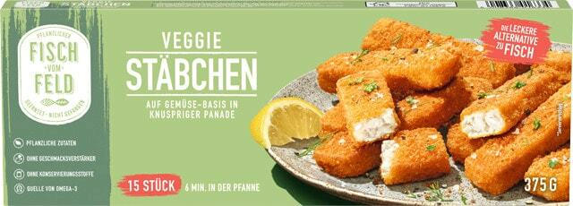 Fisch vom Feld Veggiestäbchen