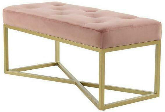 Sitzbank Cameron Altrosa/Gold Gepolstert