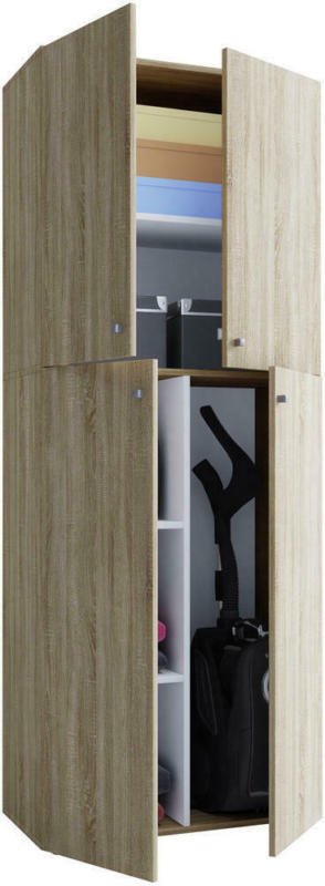 Mehrzweckschrank in Eichefarben