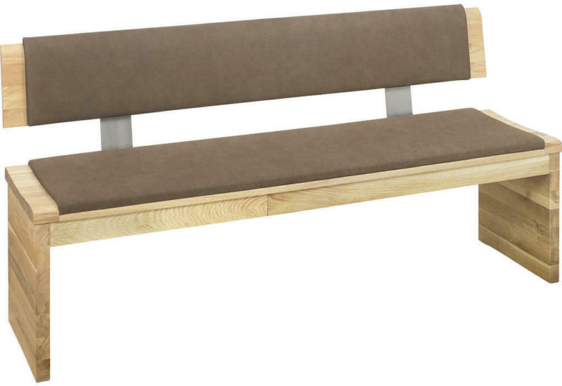 Sitzbank 150/85/54 cm in Braun, Eichefarben