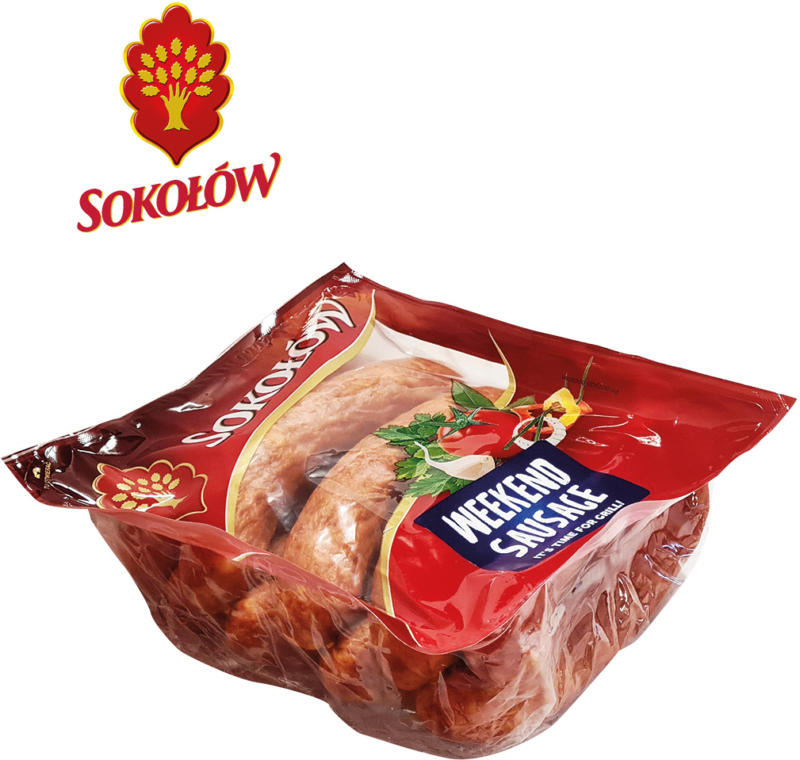 Schweine- und Rindfleischwurst
