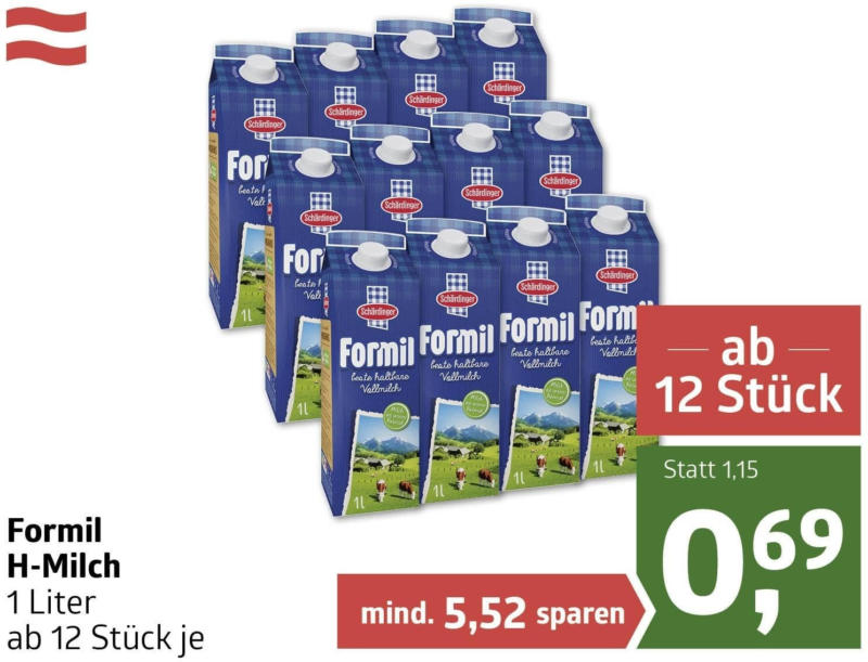 Formil HMilch für nur € 0,69 statt € 1,15 ️ Online von ADEG SCHNITZER