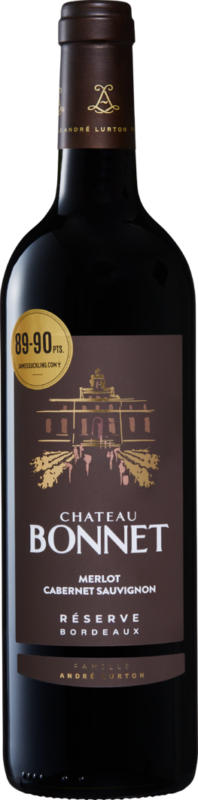 Château Bonnet Réserve Bordeaux AOC, 2016, Bordeaux, Frankreich, 75 cl