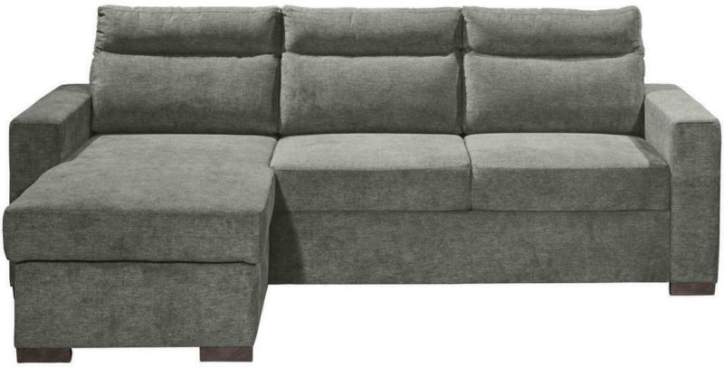 Wohnlandschaft in Textil, Holzwerkstoff Braun