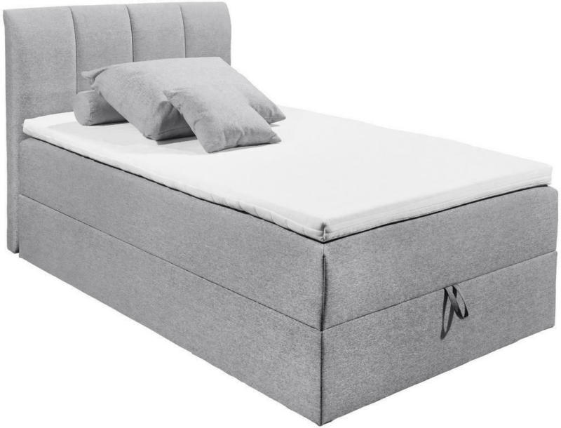 Boxspringbett 120/200 cm in Grau