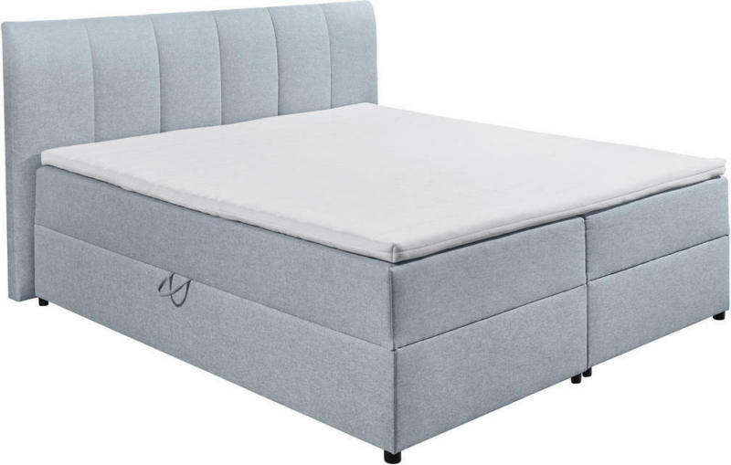 Boxspringbett 180/200 cm in Pastellblau