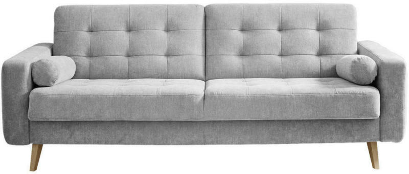 Schlafsofa in Holzwerkstoff Silberfarben