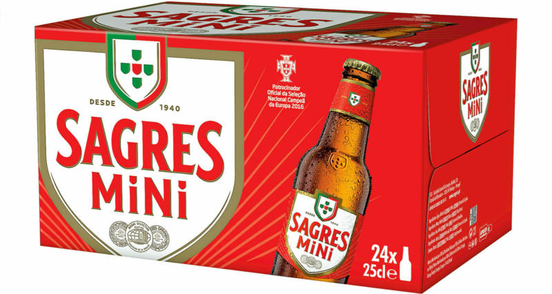 Sagres Bier 24 x 25 cl -