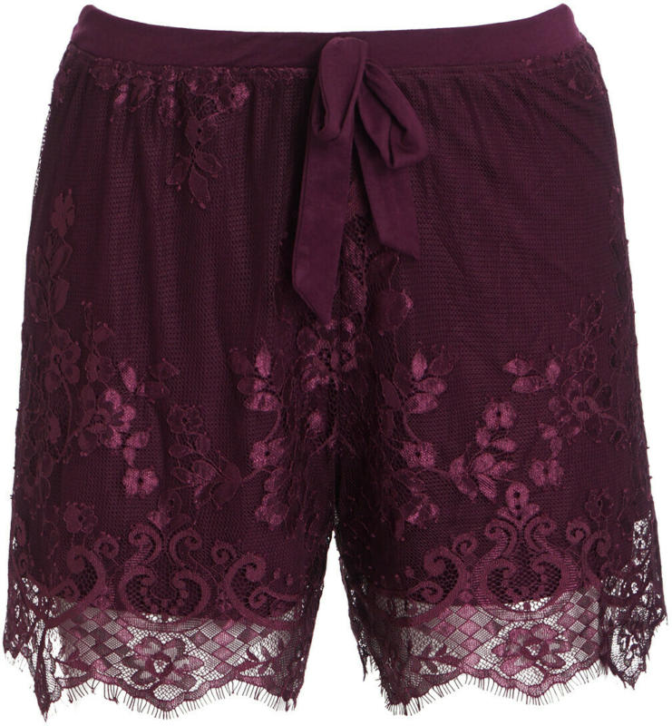 Damen Schlafshorts aus Spitze (Nur online)