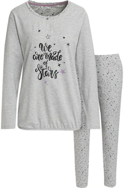 Damen Schlafanzug im Melange-Look (Nur online)