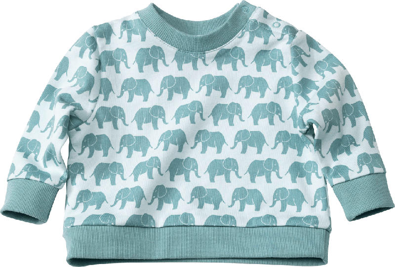 ALANA Baby Pullover, Gr. 62, in Bio-Baumwolle, petrol