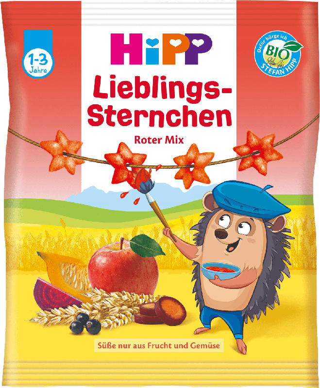 Hipp Kindersnack Lieblings-Sternchen, ab 1 Jahr
