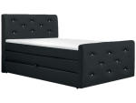 Boxspring BY CONFO BLING II 200x200cm noir