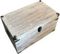 Coffre de rangement BAHIA 48x29x25cm brun clair