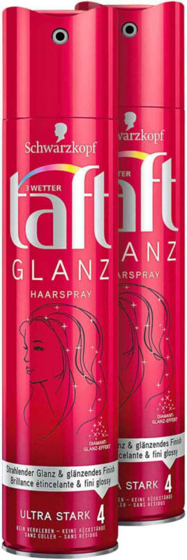 Taft Hairspray Gloss 2 x 250 ml -