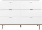 Commode GOTEBORG 6 tiroirs blanc