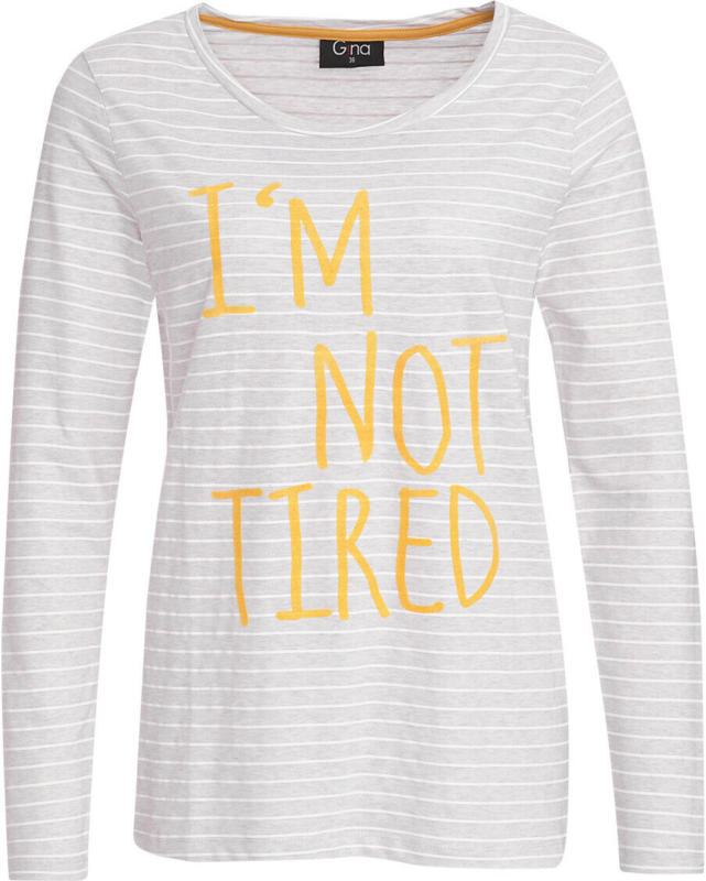 Damen Langarmshirt mit Schriftzug