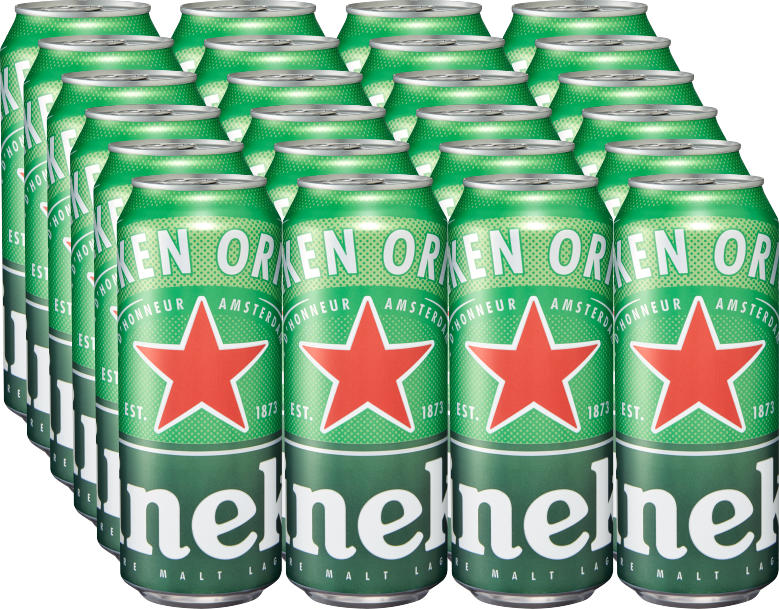 Heineken Bier Premium, 24 x 50 cl