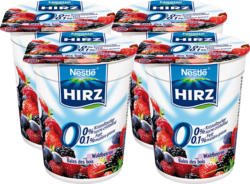 Yogurt 0% ai frutti di bosco Hirz, 4 x 180 g