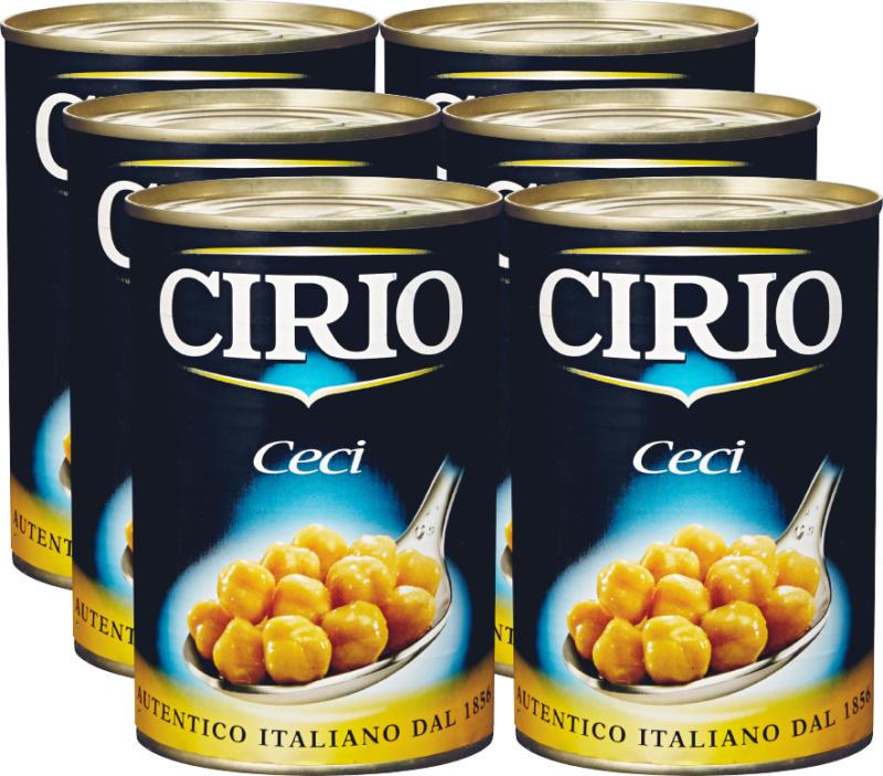 Cirio Kichererbsen , 6 x 240 g
