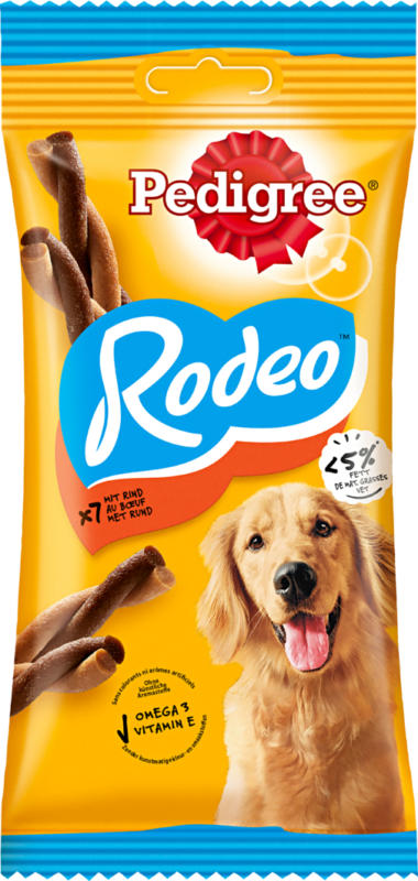 Pedigree Hundesnack Rodeo, Rind, 126 g