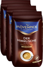 Denner Mövenpick Kaffee Der Himmlische, Bohnen, 3 x 500 g - bis 04.07.2022