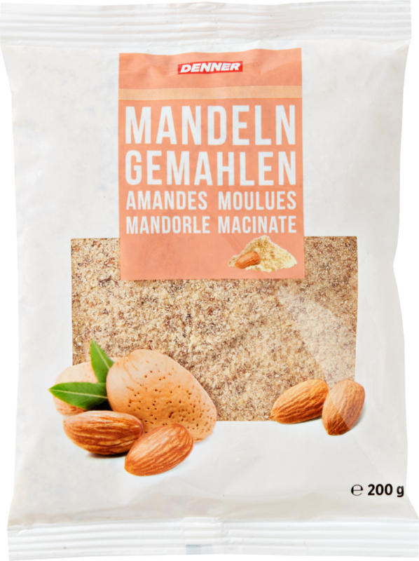 Amandes Denner, moulues, 200 g