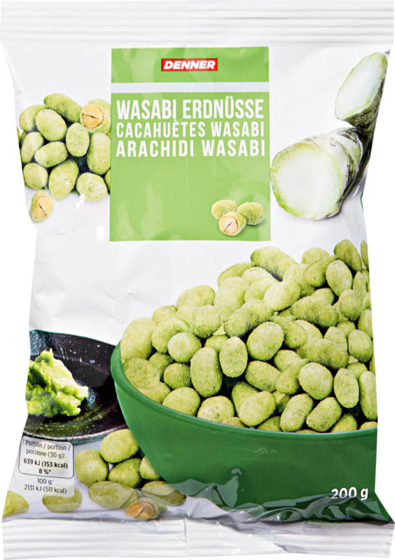 Arachidi al wasabi Denner , 200 g