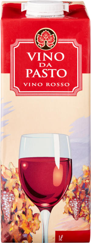 Vin rouge Vino da Pasto, Tetra Pak, 1 litre