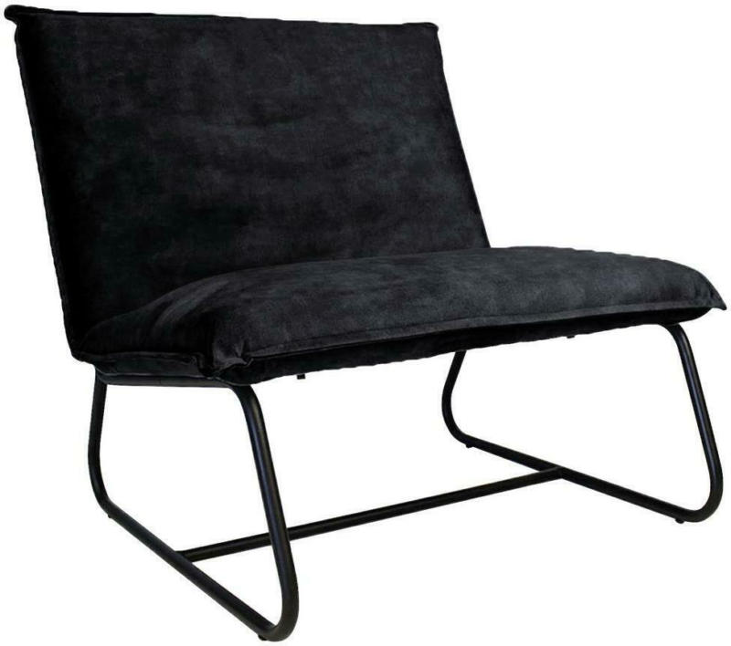 Polstersessel Paris Bench Samtbezug Anthrazit