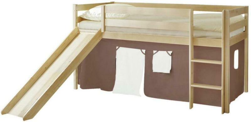 Spielbett Manuel 90x200 cm Braun/Beige