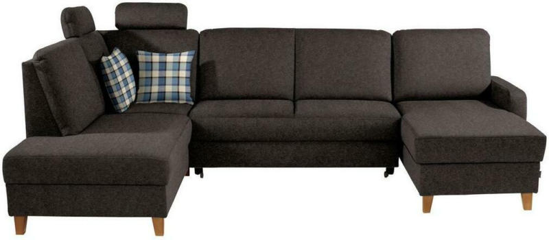 Wohnlandschaft mit Schlaffunktion Country