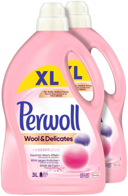 Perwoll Wool & Delicates 3D 2 x 3 litri -