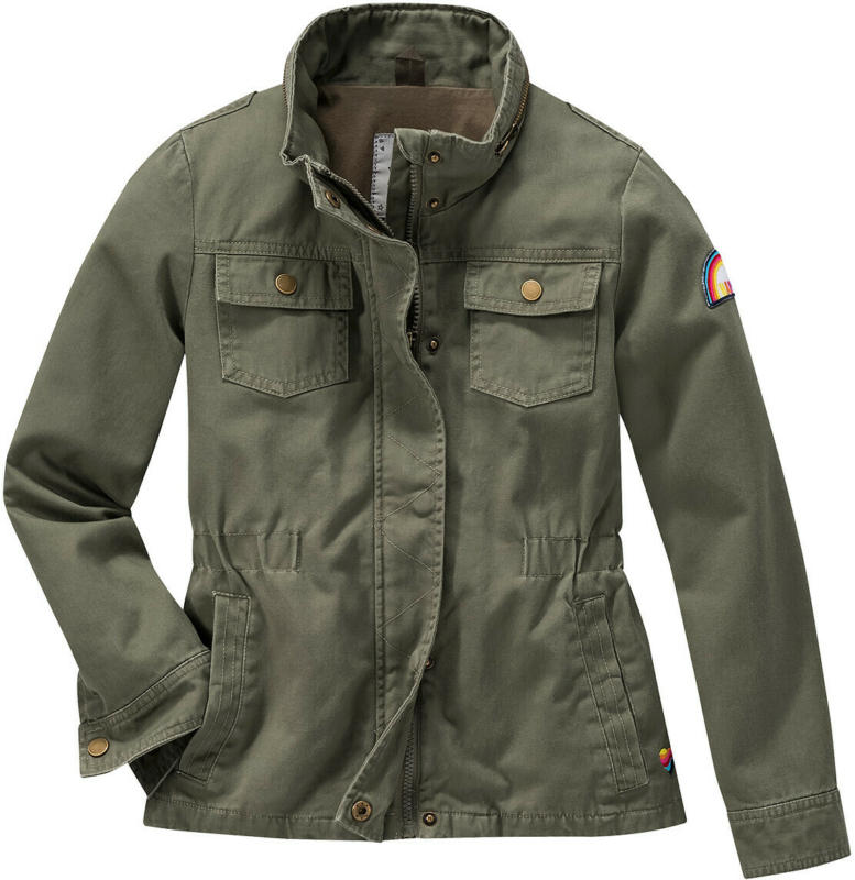 Mädchen Parka mit bunten Badges (Nur online)