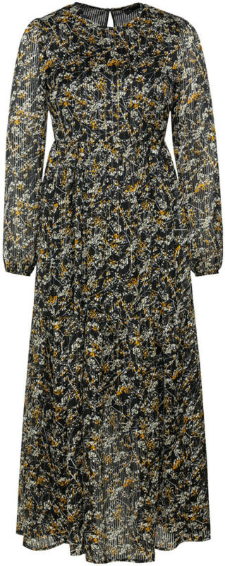 Damen Maxikleid mit Effektgarn (Nur online)