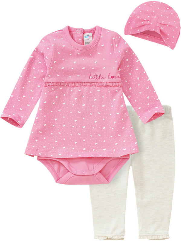 Newborn Bodykleid, Leggings und Mütze (Nur online)