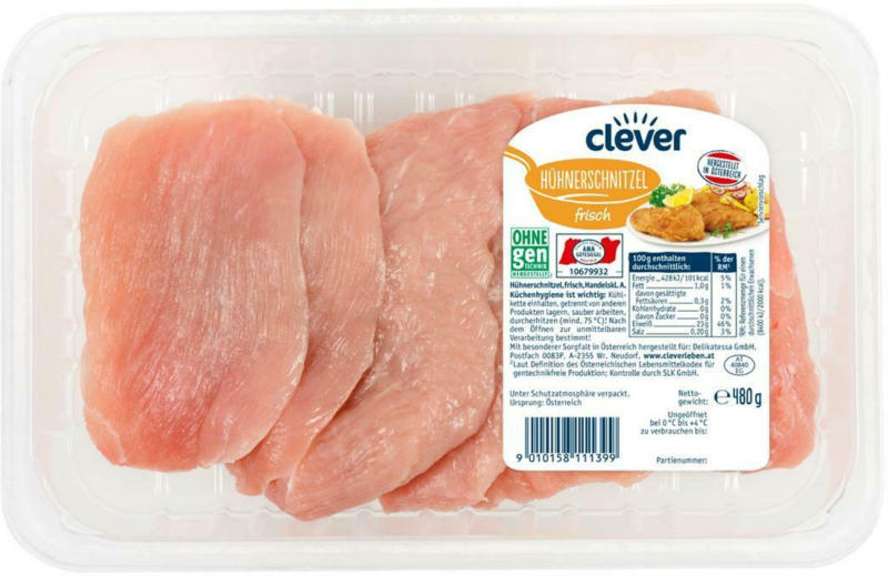 Clever Hühnerschnitzel