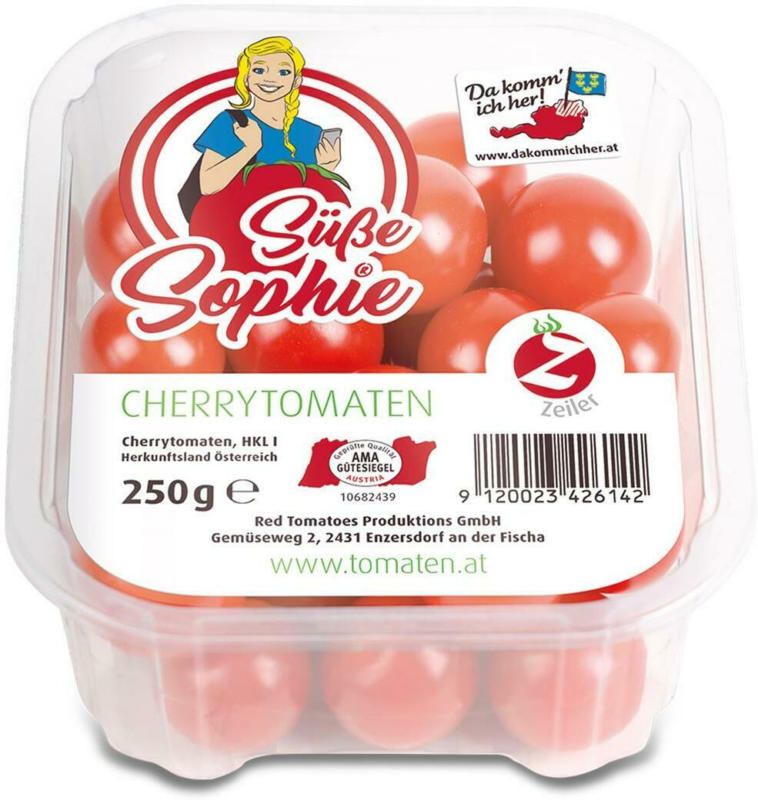 Da komm ich her! Cherrytomaten 'Süße Sophie' aus Österreich