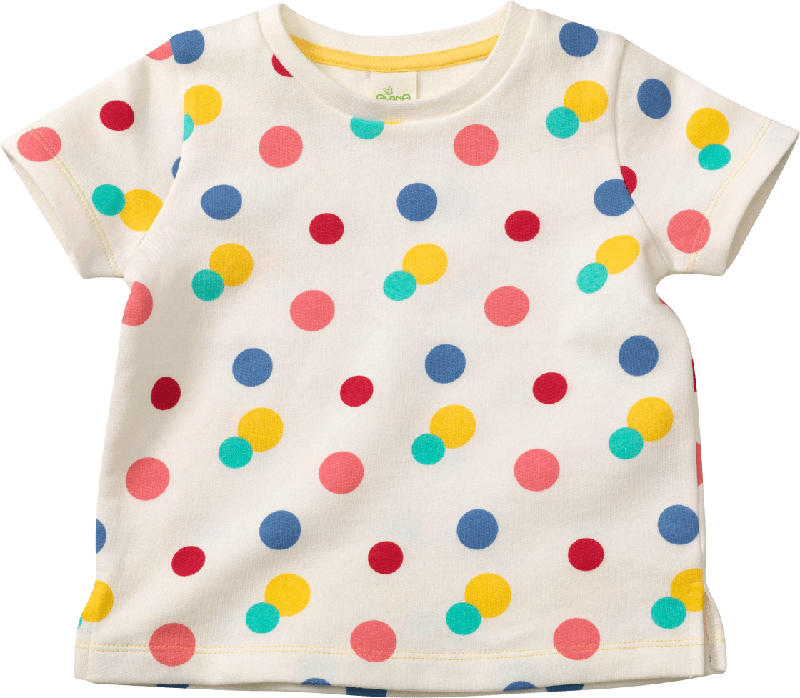 ALANA Kinder Shirt, Gr. 104, in Bio-Baumwolle, weiß, bunt