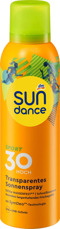 SUNDANCE Sonnenspray Sport transparent LSF 30