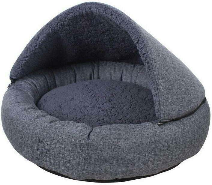 Hundekissen Babsi L: 60 cm Grau