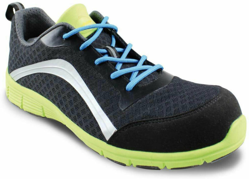 Sicherheitshalbschuh, S1, schwarz-grün, Gr. 45